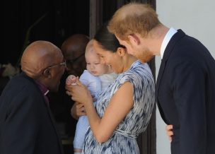 FOTO | Así fue la primera salida oficial de Príncipe Harry, Meghan Markle y Archie