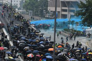 Tensas manifestaciones en Hong Kong antes del 70º aniversario del régimen comunista