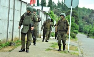 Carabinero habría resultado herido con perdigones en la comuna de Ercilla