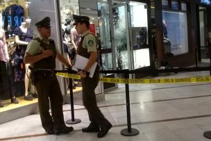 Realizan violento asalto a tienda del Mall Plaza Oeste en Cerrillos