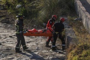 Encuentran un cuerpo sin vida en el río Mapocho