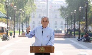 Presidente Piñera anuncia querella criminal contra quienes agredieron a equipos de prensa durante marcha por el clima