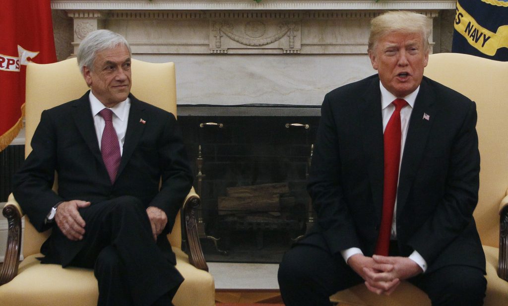 “Es un tema grave”: Presidente Piñera discrepa con Donald Trump por cambio climático