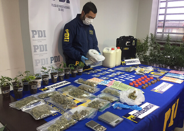 “Cata” de alfajores y leche con marihuana culminó con 6 detenidos en Concepción