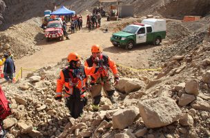 Un muerto y al menos tre heridos dejó derrumbe en una mina de Copiapó