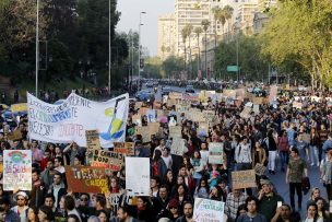 Fridays for Future Chile calificó de histórica la marcha realizada en Santiago