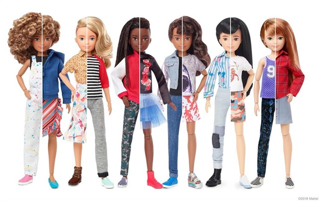 Mattel lanza línea de muñecos de “género inclusivo”
