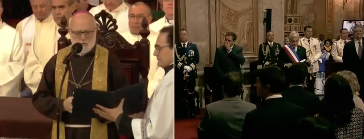 Celestino Aós dio inicio al tradicional Te Deum Ecuménico