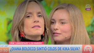 Diana Bolocco enfrentó a Kika Silva por lengüetazo a su esposo: 