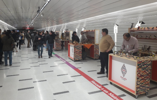 Metro de Santiago lanza “Mercado a un metro” para emprendedores