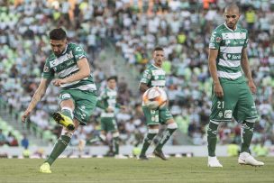 Diego Valdés marcó golazo y dio asistencia en goleada del Santos por la Liga MX