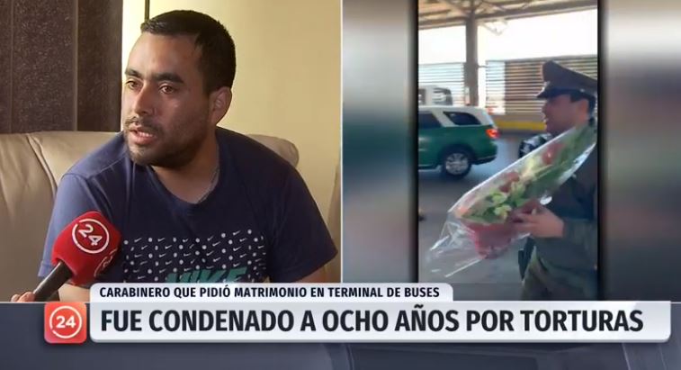 “Soy inocente”: Carabinero que pidió matrimonio en el terminal San Borja fue condenado a 8 años de cárcel