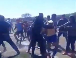 Indigante: Registran violenta pelea en el fútbol joven de Argentina