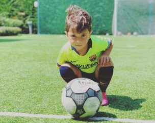 ¿Está en los genes? Hijo de Lionel Messi revivió uno de los golazos más recordados de su padre