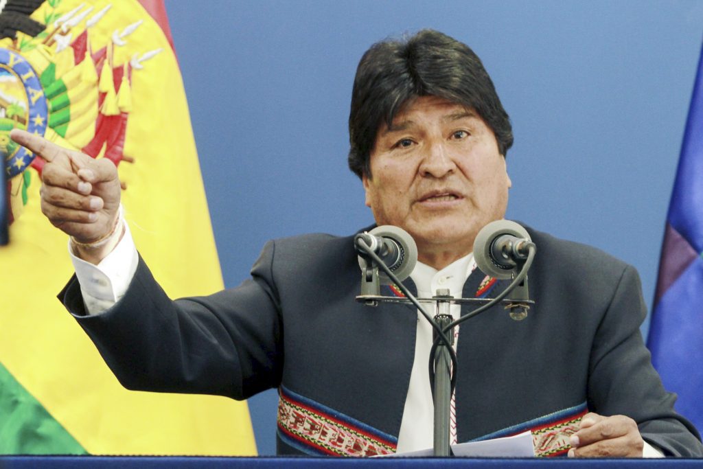Evo Morales alertó que se “prepara” golpe de estado en Bolivia para esta semana