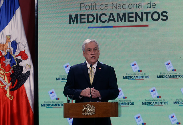 Presidente Piñera presenta la Política Nacional de Medicamentos: “No vamos a seguir permitiendo abusos en contra de los chilenos”