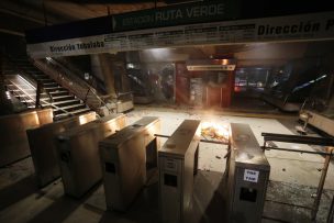 FOTOS | El día después de las graves manifestaciones que se registraron en Santiago