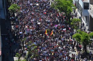 Masivas marchas se realizan este miércoles en varias ciudades del país