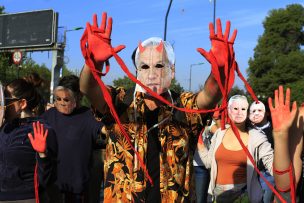 Marcha de Halloween: Centenares de personas disfrazadas se congregaron en Plaza Italia