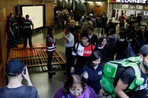 Nuevo episodio de evasión se registra en la estación Salvador del Metro