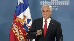 Presidente Piñera anuncia reapertura de línea 3 y 6 del metro para mañana miércoles