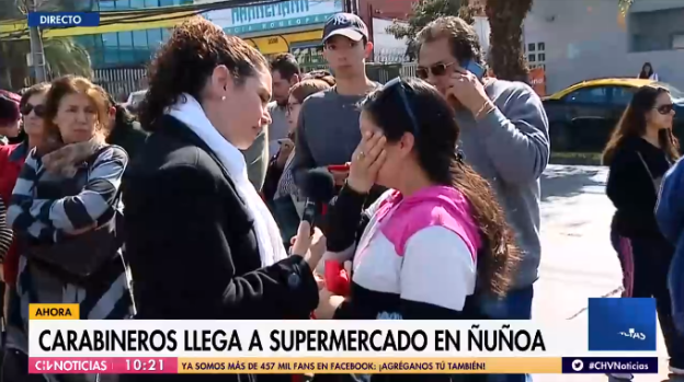 El emotivo relato de una mujer en pleno despacho de CHV: “Uno puede aguantar, pero ellos son niños”