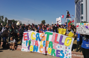 Manifestantes se congregan en Plaza Baquedano para participar de una nueva jornada de movilización