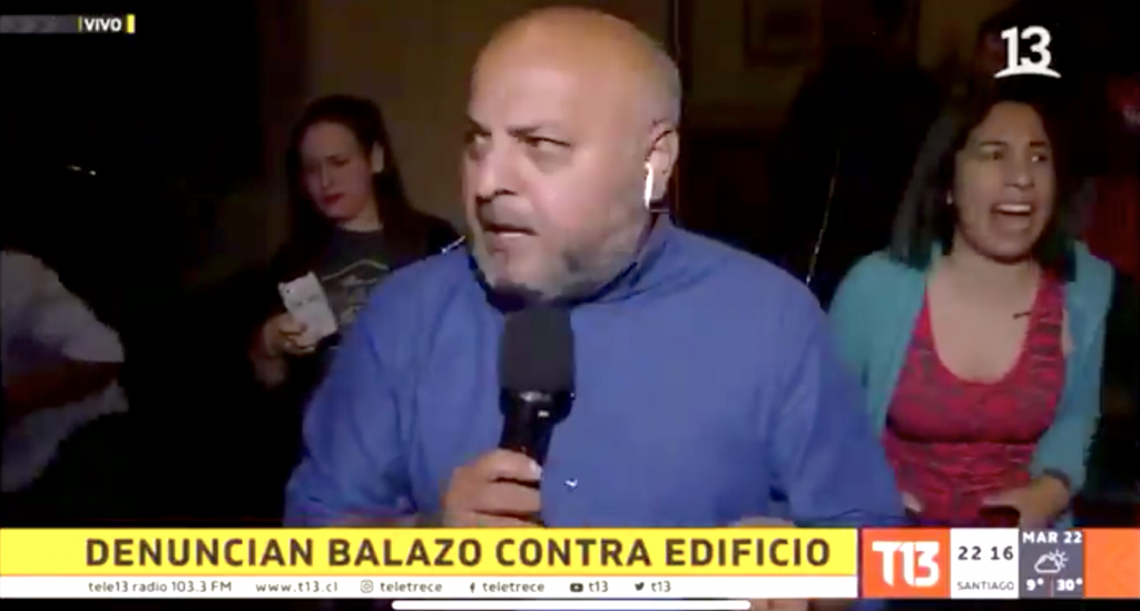 El tenso momento que vivió Miguel Acuña durante despacho en vivo: “Pasaron recién y dispararon”