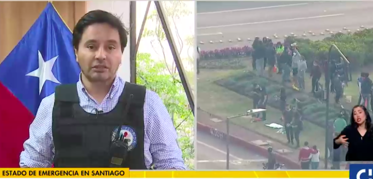 Alcalde Carter fue criticado por usar chaleco antibalas en entrevista