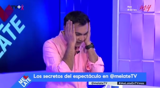 VIDEO | Luis Sandoval protagoniza bochornoso momento al abrir audio “subido de tono” en plena transmisión de “Me Late”