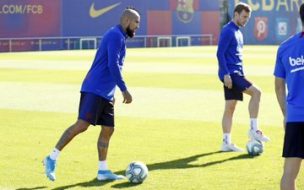 ¡No descansa! Arturo Vidal se reintegró a las prácticas del FC Barcelona