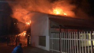 Incendio afectó parte de Municipalidad de Olmué