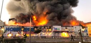 Incendio consume Homecenter Sodimac de Concepción de avenida Los Carrera