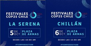 Festivales COP25 parten este fin de semana en La Serena y Chillán
