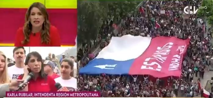 Monserrat Álvarez comentó ante Karla Rubilar el “peligro” de que el Gobierno se suba al “carro de la victoria” de las marchas