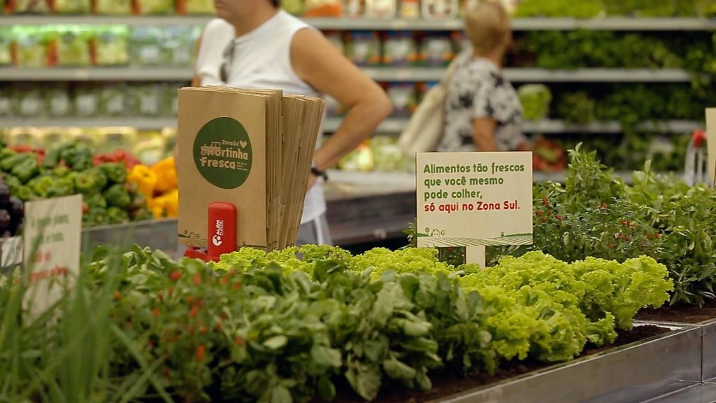 Supermercado brasileño implementa “jardín fresco”: Una experiencia para que sus clientes cosechen sus propios productos frescos