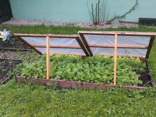 Cómo hacer un invernadero de cama elevada o una mesa de cultivo