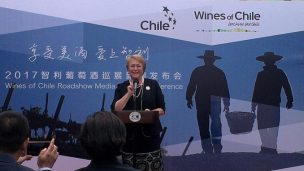Presidenta Bachelet inaugura Road Show de vinos chilenos en China