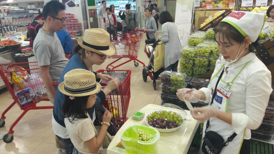 “Las reinas de la primavera”: Así son denominadas las uvas de mesa chilenas por el retail coreano