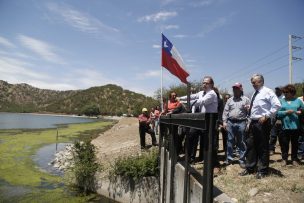 Ministros de Obras Públicas y Agricultura inauguraron nuevo Embalse Hospital en Paine