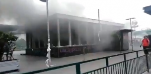 Usuarios reportan nuevo incendio en la Estación de Metro Plaza de Maipú