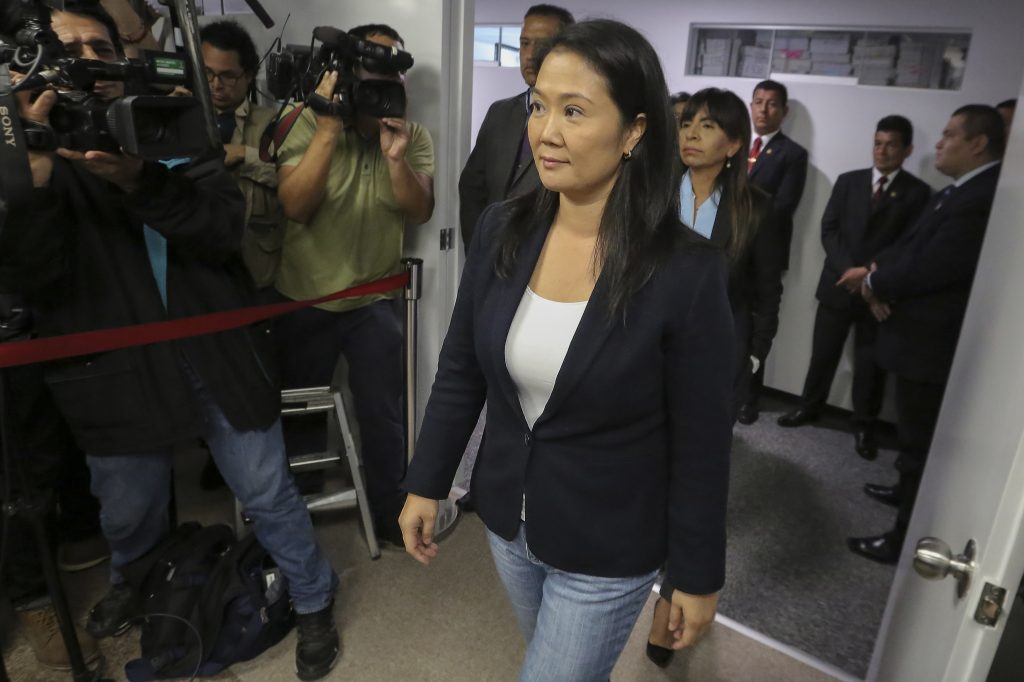 Keiko Fujimori denuncia “injusto” encarcelamiento en Perú