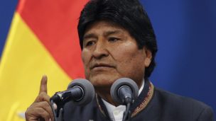 Helicóptero que trasladaba a Evo Morales debió realizar un aterrizaje de emergencia