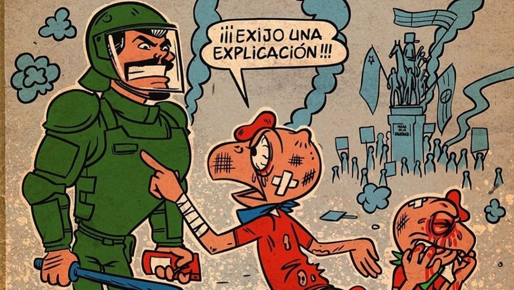 Portada no oficial de “Condorito” plasma la crisis social que se vive en Chile