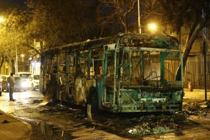 Ministerio de Transportes entregó nuevo balance de buses vandalizados