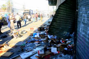 Detienen a 11 personas por saqueos en la estación intermodal de La Cisterna