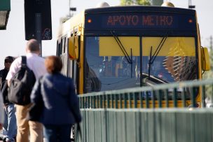 Refuerzo de Transantiago será a partir desde las 14:00 horas