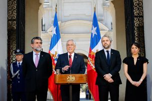 Presidente Piñera presenta medidas para resguardar orden público: proyectos de ley antisaqueos, antiencapuchados y antibarricadas