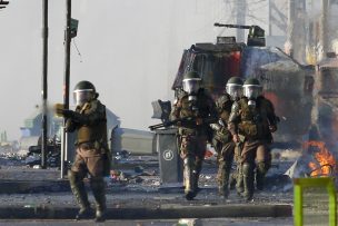 Carabineros sostiene que uso de perdigones está de acuerdo a protocolos