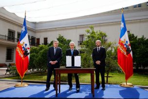 Presidente Piñera firma proyecto de ley que permite a FF.AA. reguardar la infraestructura crítica